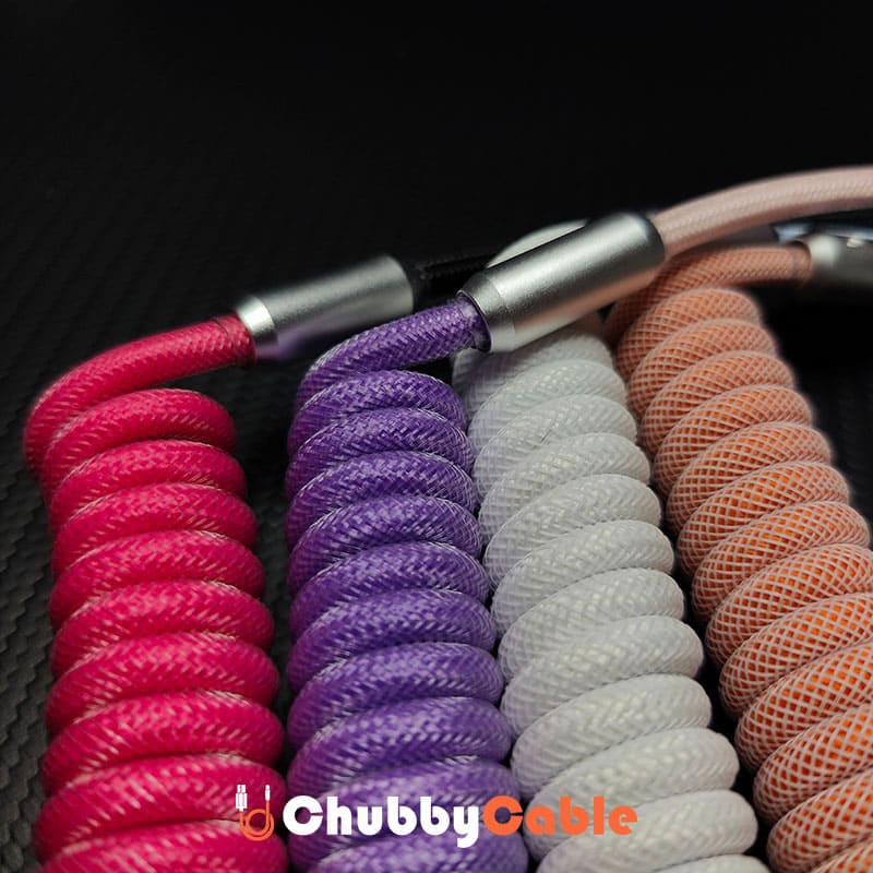 4-In-1 Multicolor Spring Car Charging Cable