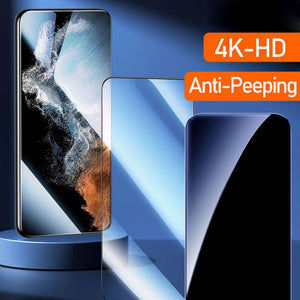 Anti-Peeping Tempered Glass Screen Protector For Samsung/iPhone