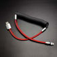 "Colorblock Chubby" Spring Braided Silicone Charge Cable