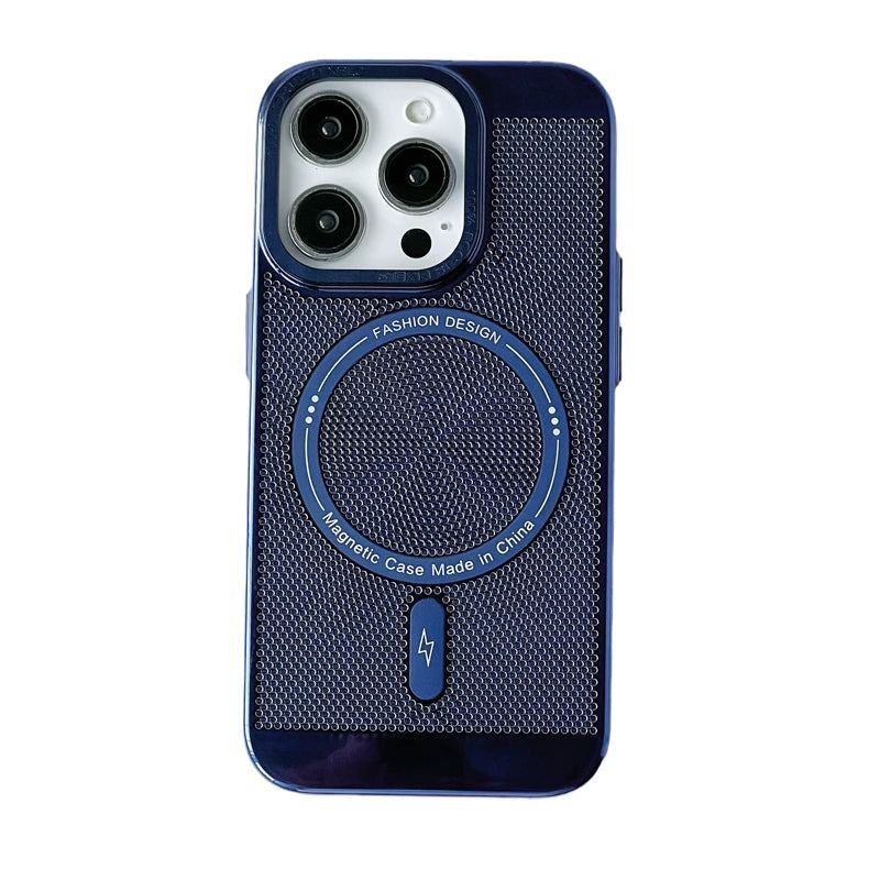 Breathable Heat Dissipation Electroplated Magnetic Phone Case