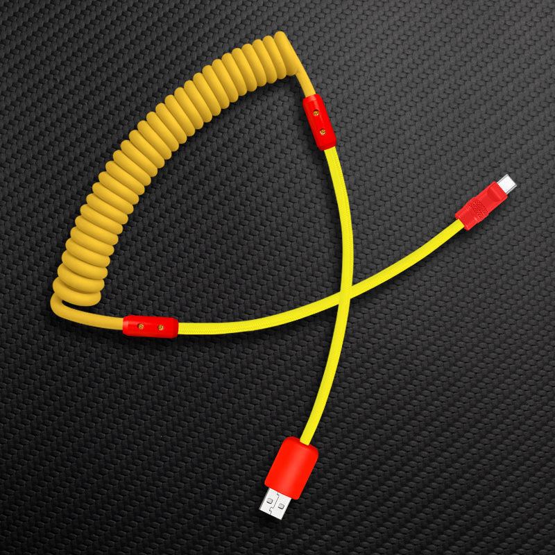 "Chubby Mood" Silicone Braided Fast Charging Cable #317