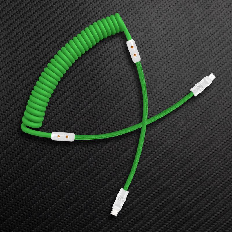 "Chubby Mood" Silicone Braided Fast Charging Cable #369