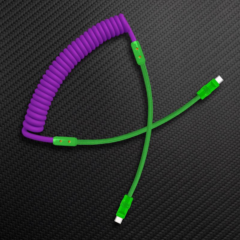 "Chubby Mood" Silicone Braided Fast Charging Cable #711