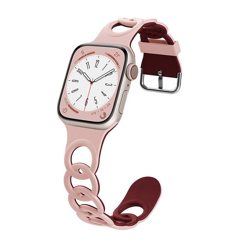 "Donut" Hollow Heat Dissipation Silicone Band For Apple Watch