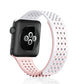 Multicolor Hole Silicone Breathable Watch Band For Apple Watch