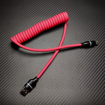 RGB Car Charging Cable with Gradient Light