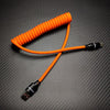 RGB Car Charging Cable with Gradient Light - Orange
