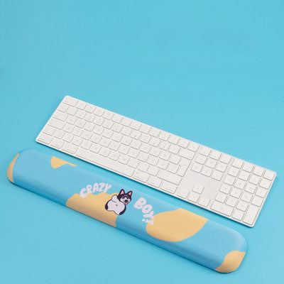 "Chubby Comfort" Silicone Keyboard Wrist Rest & Mouse Pad Set - Cute Pets