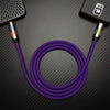 "GlowCharge Pro" 240W 4-in-1 Car Cable with Dynamic Lights - Purple