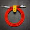 "Seamless Chubby"  Audio Cable - Type-C & Lightning (TRRS) - Red