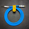 "Seamless Chubby"  Audio Cable - Type-C & Lightning (TRRS) - Blue