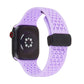 Silicone Folding Magnetic Buckle Watch Band For Apple Watch（复制）