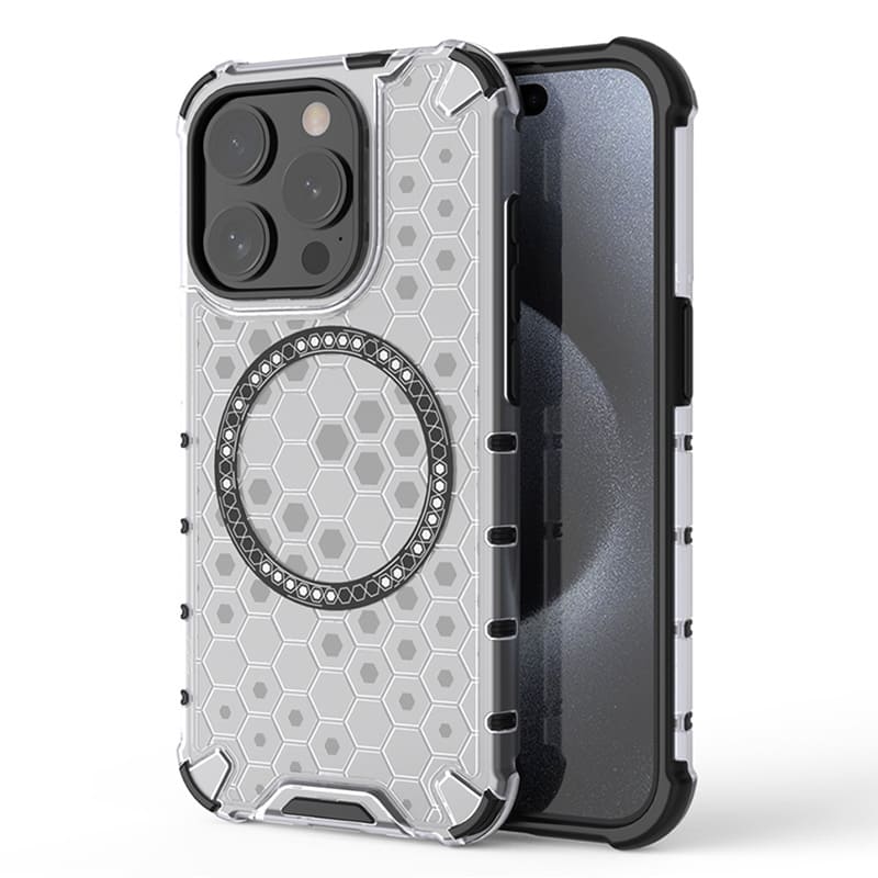 Transparent Honeycomb Magnetic Case