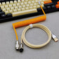 "Chubby" USB To Type C Spring Keyboard Cable