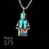 "Cyber Chic" Transparent Edition Necklace - Robot573