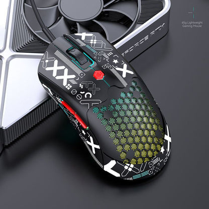 "Cyber" Lightweight RGB Gaming Mouse