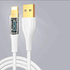 "See Through Me" 100W Transparent Fast Charge Cable - White