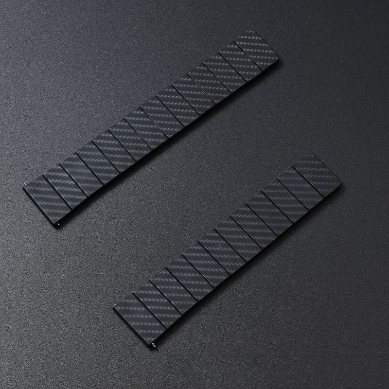 22mm & 20mm Carbon Fiber Magnetic Strap For Samsung/Garmin/Fossil/Others