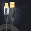 "See Through Me" 100W Transparent Fast Charge Cable - Black