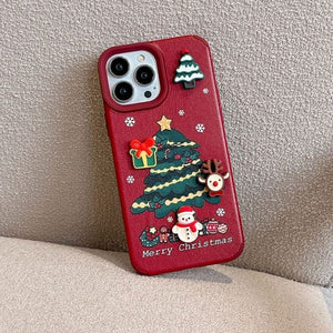 Christmas Special Three-dimensional Doll Cartoon Soft Phone Case