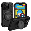 "Defender Case" 3-Layer Structure Drop-Proof iPhone Case Comes With Stand - Black