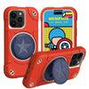 "Defender Case" 3-Layer Structure Drop-Proof iPhone Case Comes With Stand - Red