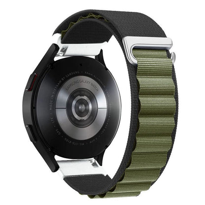 18mm & 20mm & 22mm Alpine Color Blocking Nylon Webbing for Samsung/Garmin/Fossil/Others