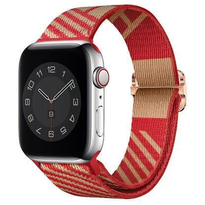 "Adjustable Band" Nylon Braided Band For Apple Watch