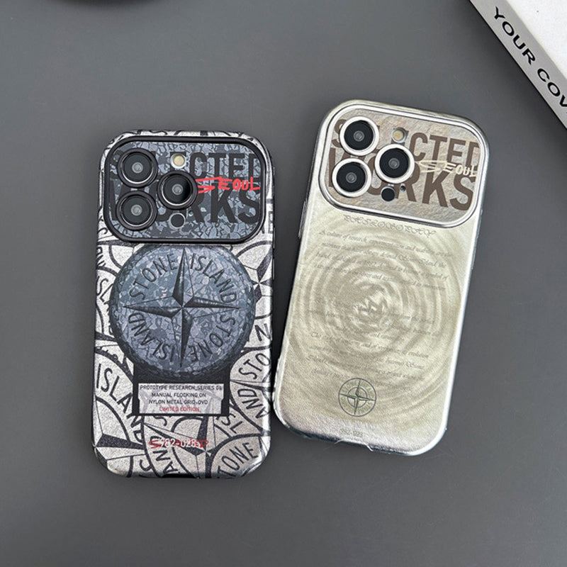 Special Design Leather Phone Case With Lens Protection