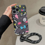 "Vibrant Girl" Cartoon Animal Drop Protection Case With Lanyard