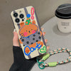 "Vibrant Girl" Cartoon Animal Drop Protection Case With Lanyard - T5