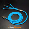 "Chubby Infinity" 3 IN 1  Fast Charge Cable (C+Lightning+Micro) - Blue
